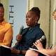 Nneka Jones-Tapia, executive director of the Cook County, Ill., Department of Corrections; New York City first lady Chirlane McCray; and Alexa James, executive director of the National Alliance on Mental Illness, talk about the criminalization of mental health.
